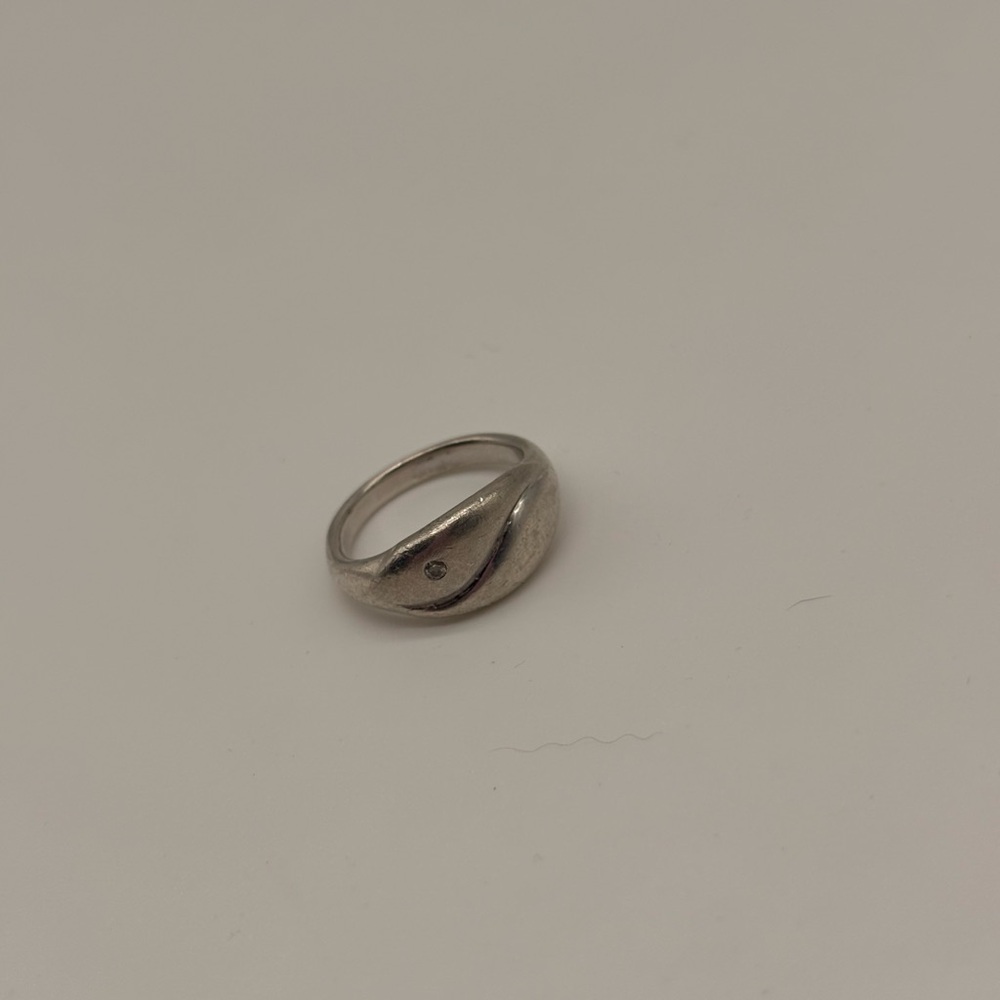 Sterling Silver 925 Swirl Ring size 10